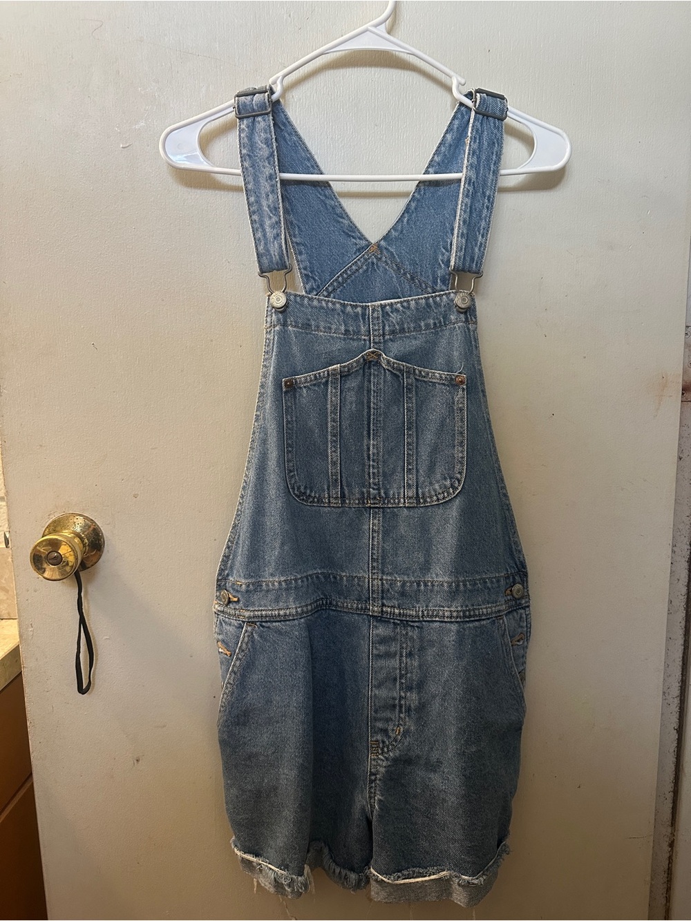 Women’s Old Navy Light Blue Denim Short Overalls